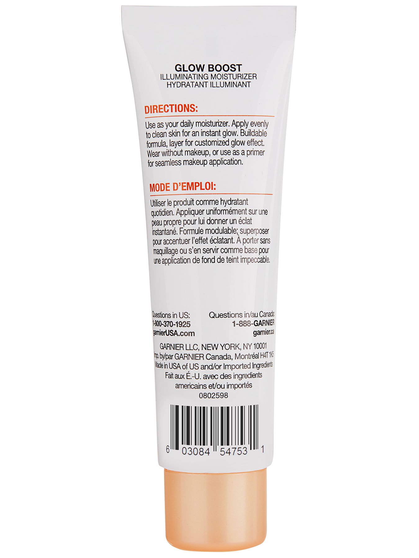 Back view of Glow Boost Illuminating Moisturizer.